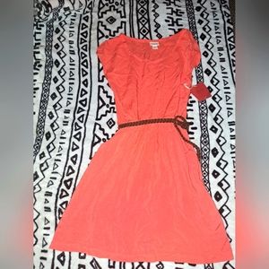 NWT Mossimo coral wm sm dress
